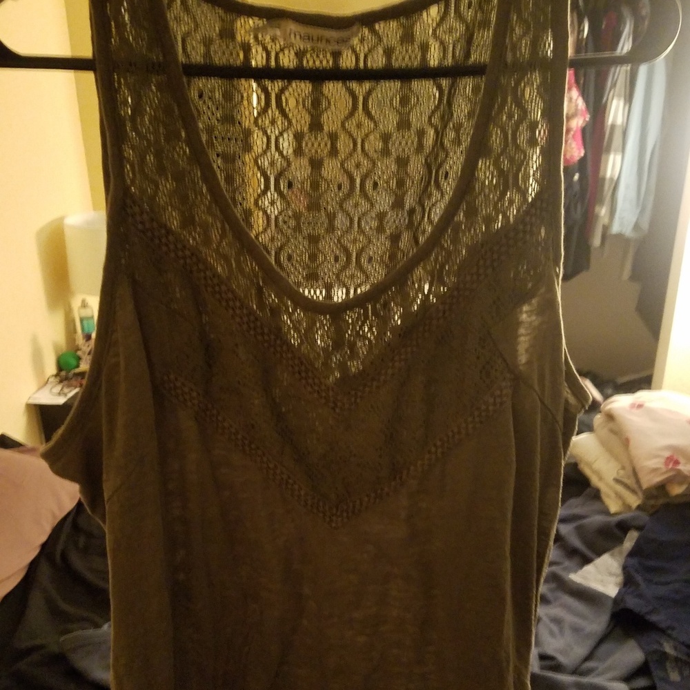 Olive green maurices tank
